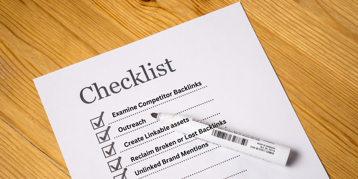 SEO Linking Checklist 